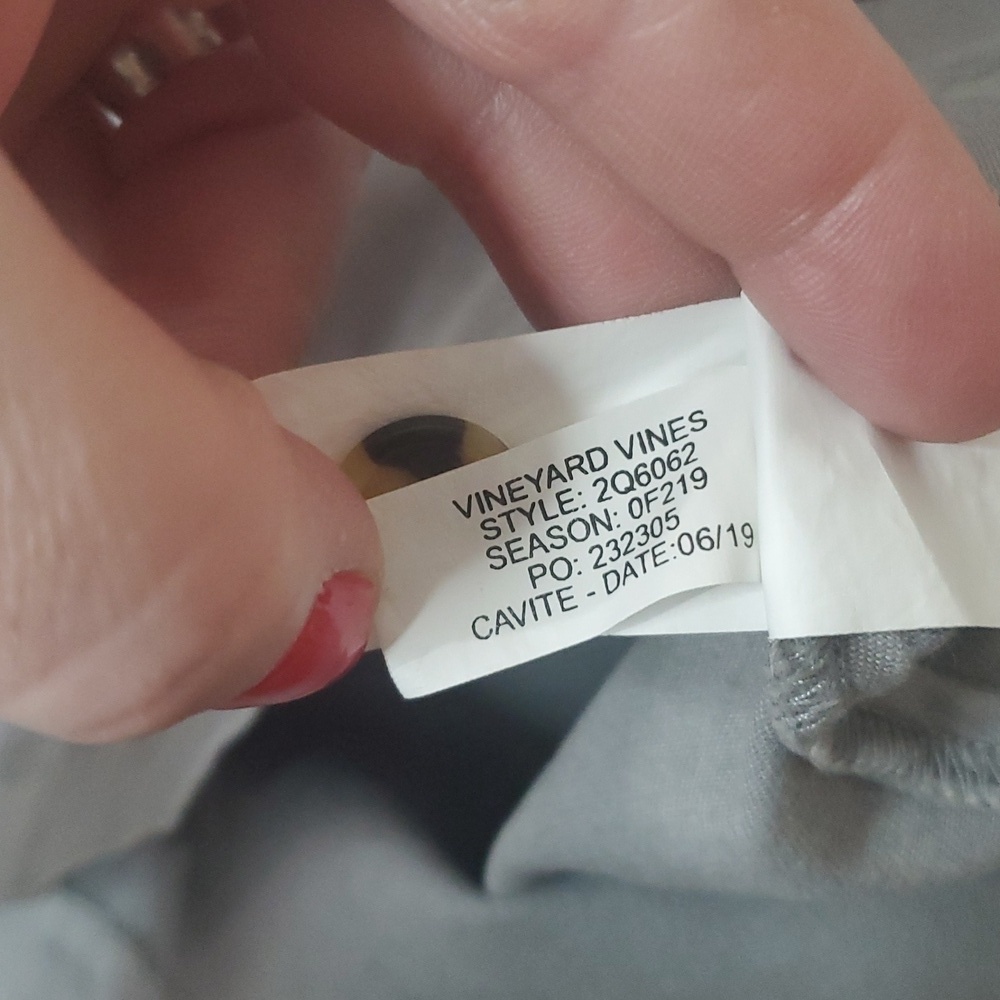 Vineyard Vines Utility Cotton Viscose Spandex Mini Dress Size 2 Chest Pockets - Picture 6 of 12